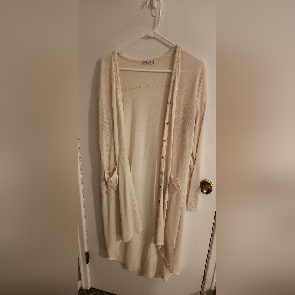 Chic Cream Women's Cardigan